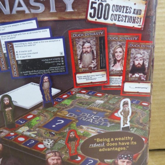 Duck Dynasty Redneck Wisdom Family Party Game, Over 500 Quotes & Questions NIB - Picture 4 of 7